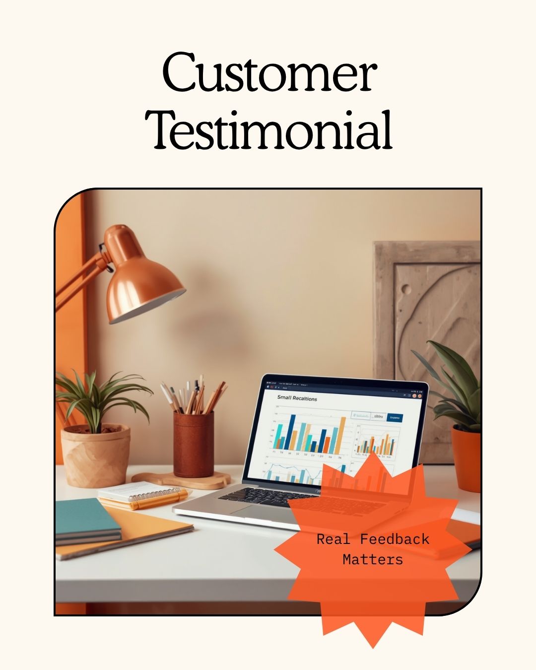 Customer Testimonial Instagram template